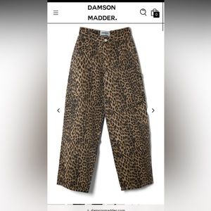 Damson Madder Leopard Cargo pants